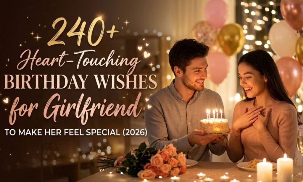 240+ Heart-Touching Birthday Wishes for Girlfriend to Make Her Feel Special (2026)