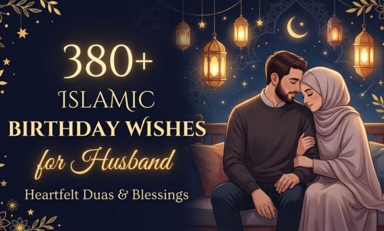 380+ Islamic Birthday Wishes for Husband: Heartfelt Duas & Blessings