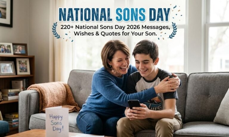 220+ National Sons Day 2026 Messages, Wishes & Quotes for Your Son