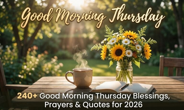240+ Good Morning Thursday Blessings, Prayers & Quotes for 2026