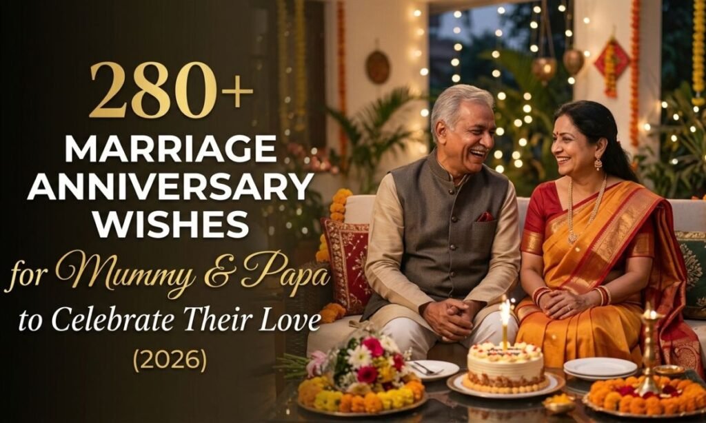 280+ Marriage Anniversary Wishes for Mummy & Papa to Celebrate Their Love (2026)