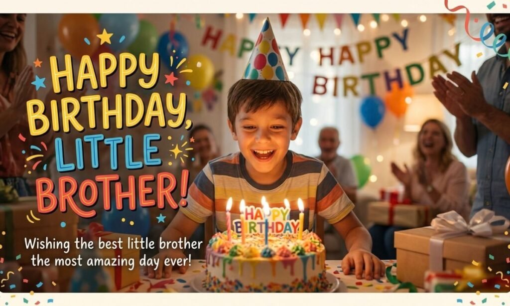 Birthday Wishes for Small Brother
