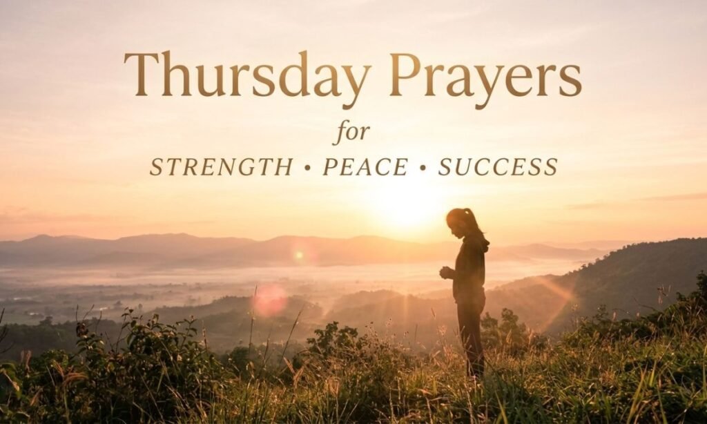 Thursday Prayers for Strength, Peace, and Success