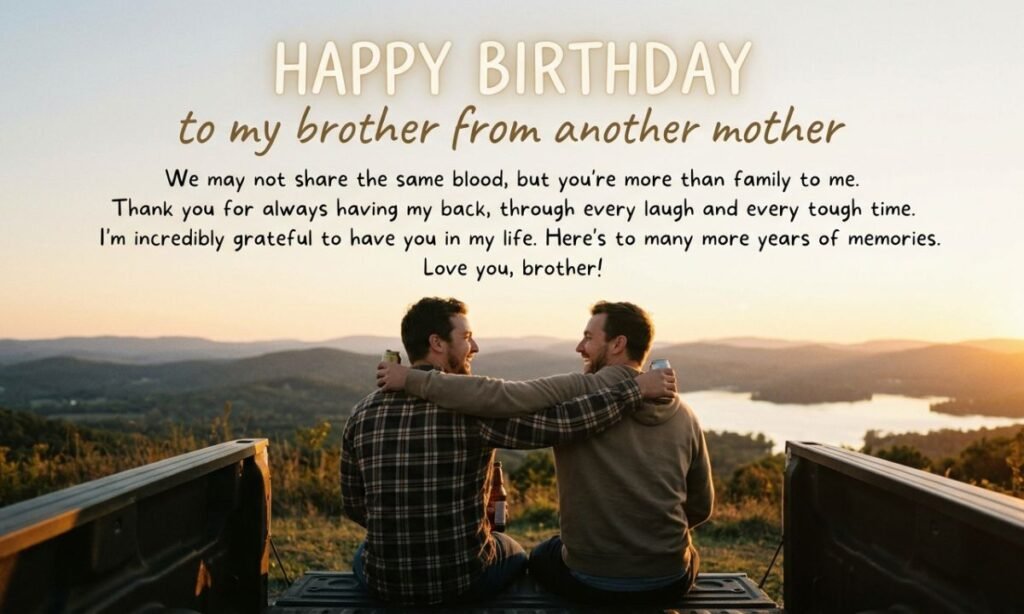 Birthday Wishes for Brother from Another Mother in English