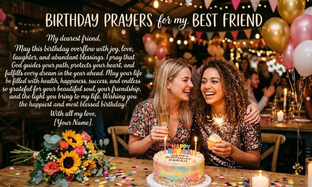 Birthday Prayers for a Best Friend