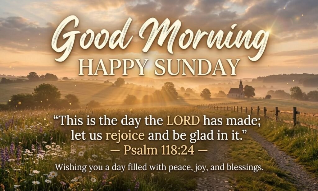 Bible Verse Good Morning Sunday Blessings