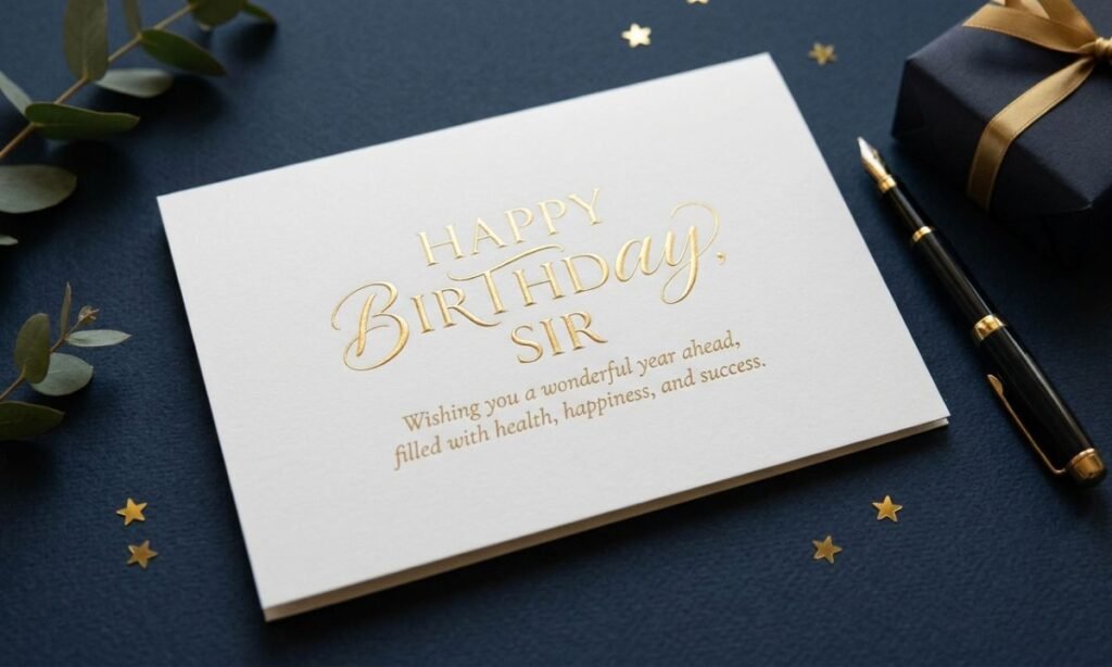 Best Happy Birthday Sir Wishes