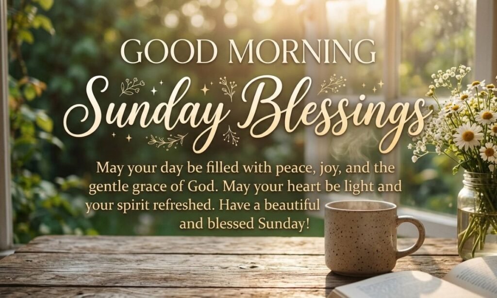Good Morning Sunday Blessings