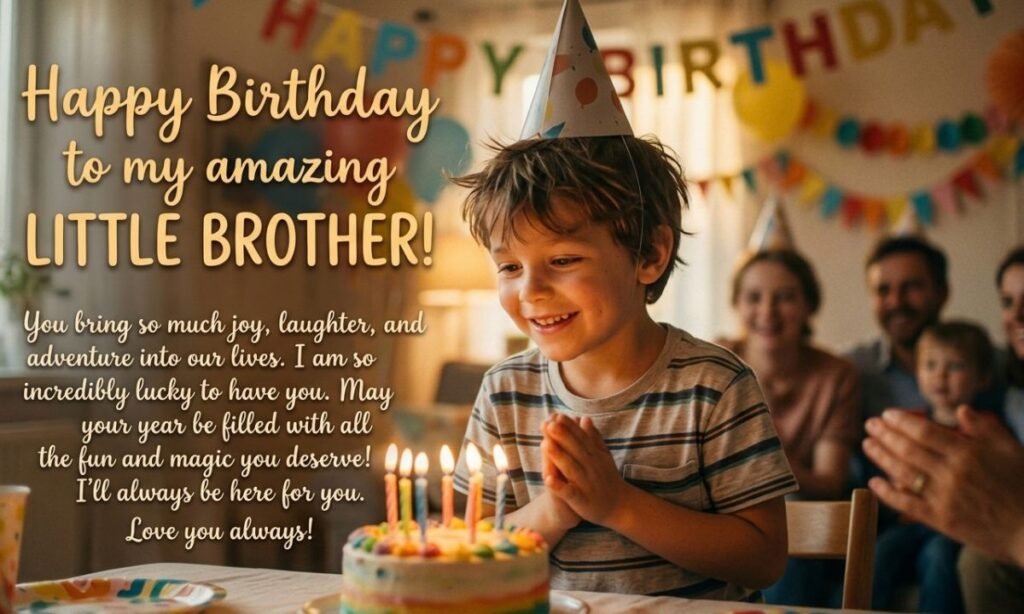 Sweet Small Brother Birthday Wishes
