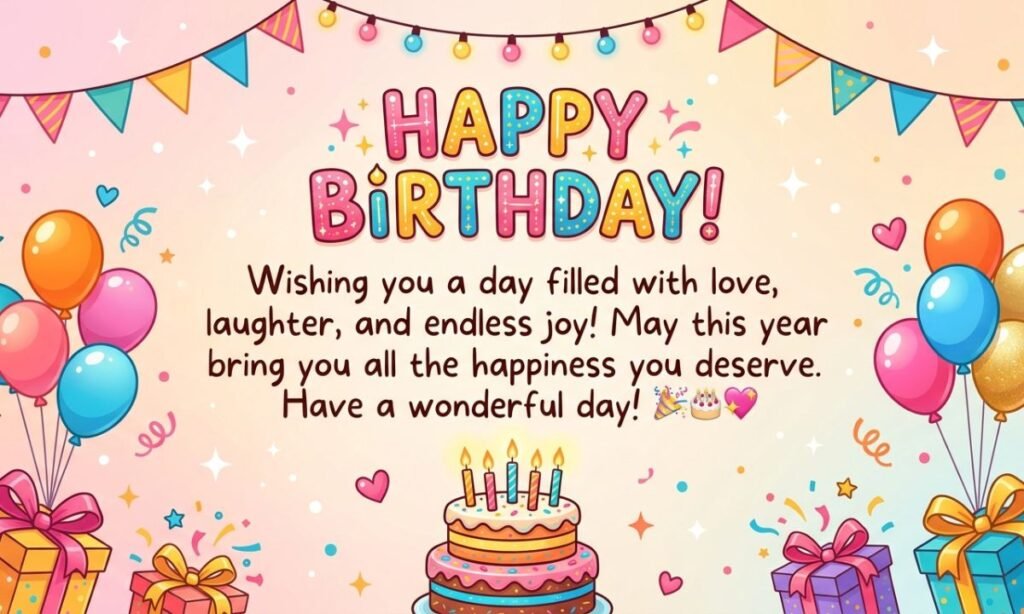 Happy Birthday Wishes for WhatsApp
