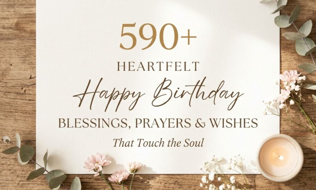 590+ Heartfelt Happy Birthday Blessings, Prayers & Wishes That Touch the Soul