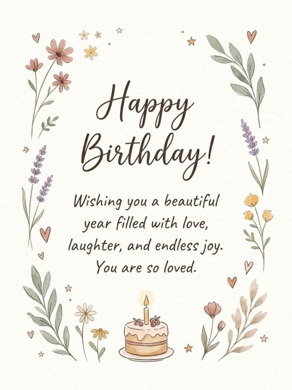 Heartfelt Birthday Messages