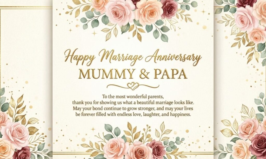 Marriage Anniversary Wishes for Mummy Papa
