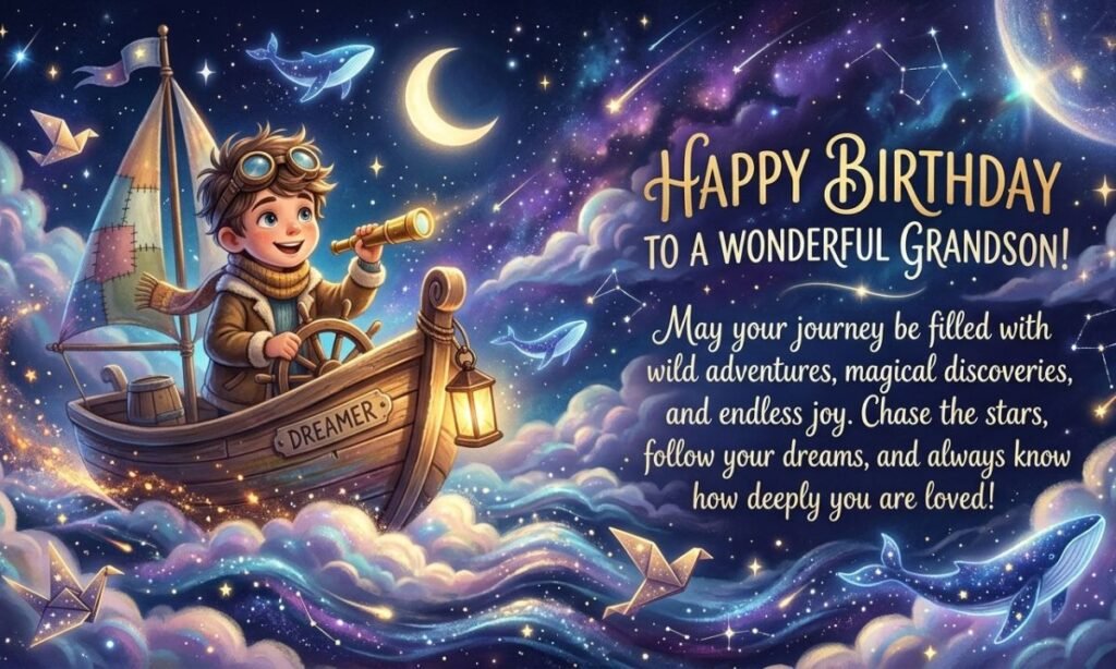 Unique Birthday Wishes for Grandson