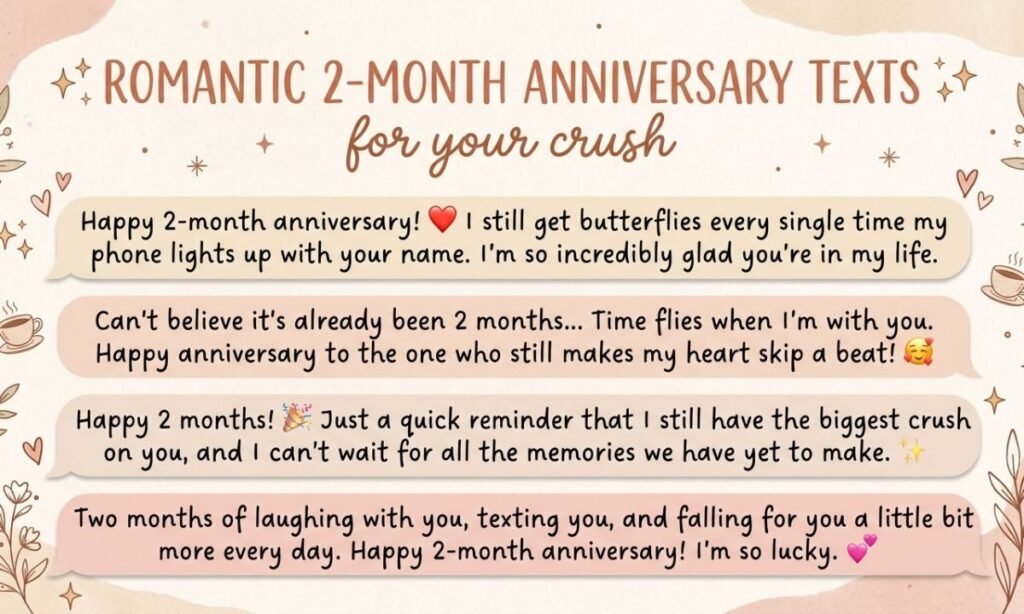 Unique Happy 2-Month Anniversary Wishes