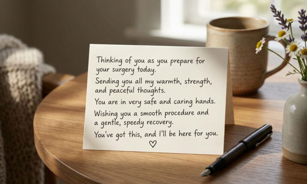 Encouraging Before Surgery Wishes and Prayers