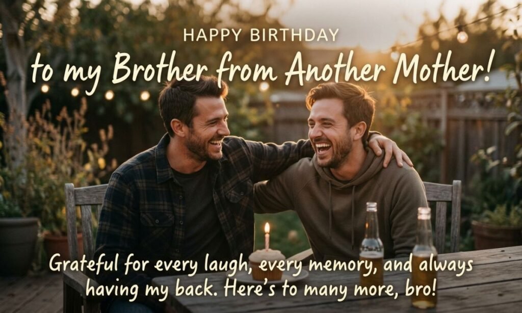 Best Birthday Wishes for Brother from Another Mother