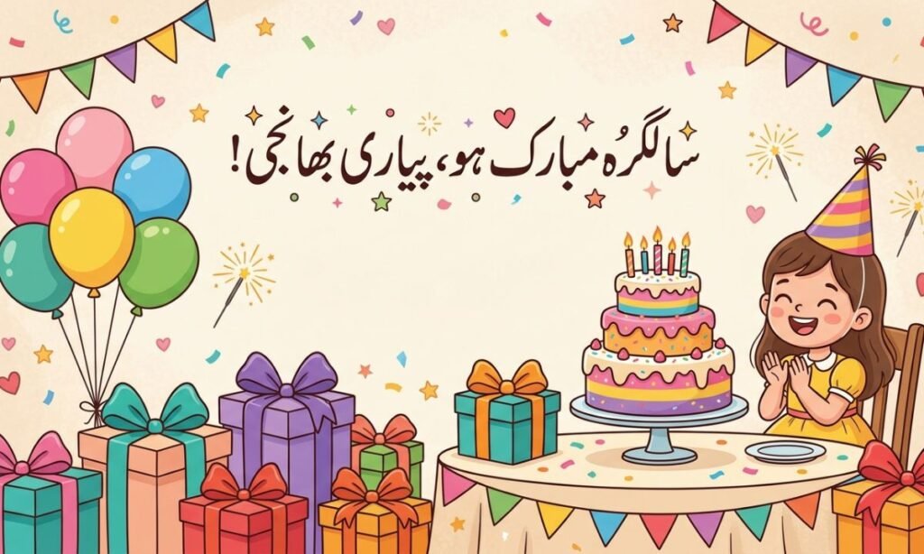 Birthday Wishes for Bhanji in Urdu