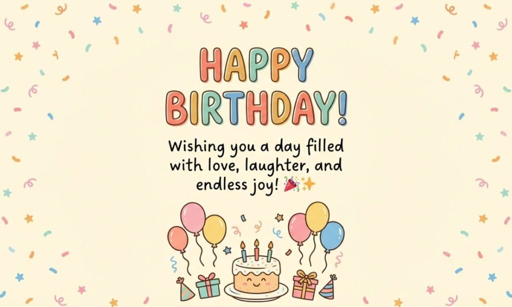 One-Line Happy Birthday Wishes for WhatsApp