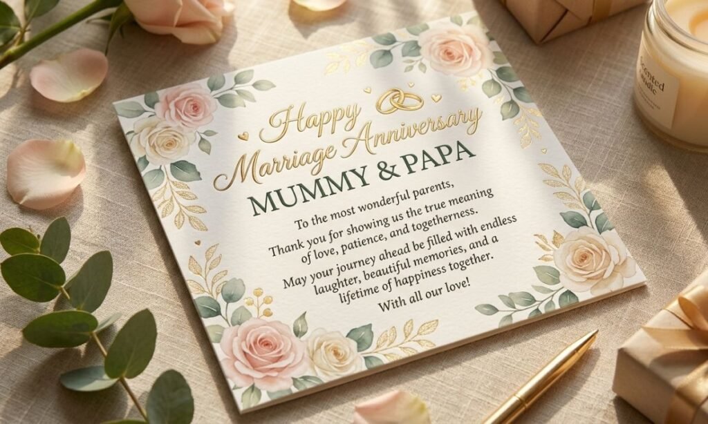 Anniversary Quotes for Mummy Papa