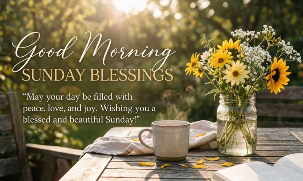 Good Morning Sunday Blessings Images and Quotes 