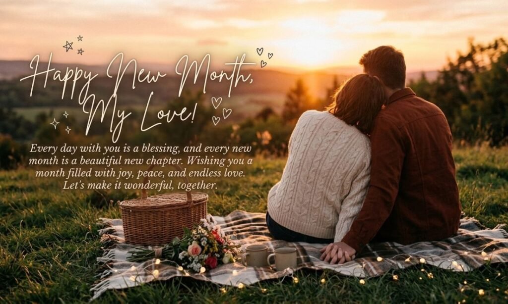 Sweet and Romantic New Month Wishes