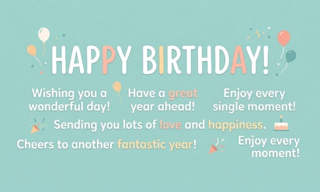 Special Birthday Wishes