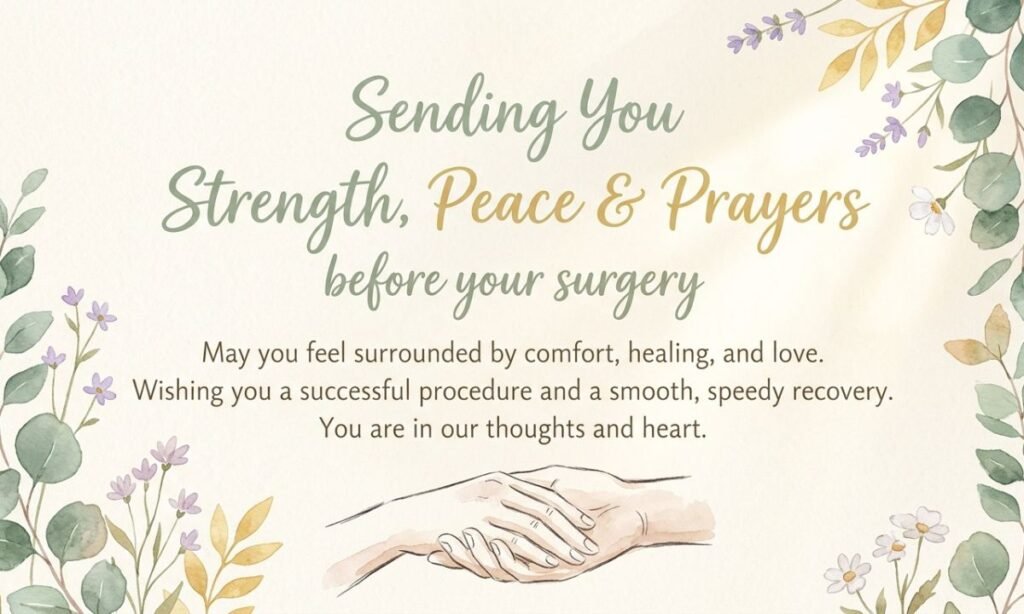 Uplifting Before Surgery Wishes and Prayers