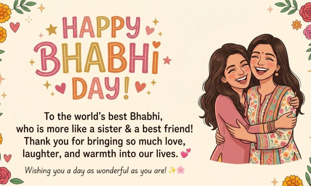 Cute Bhabhi Day Wishes and Messages