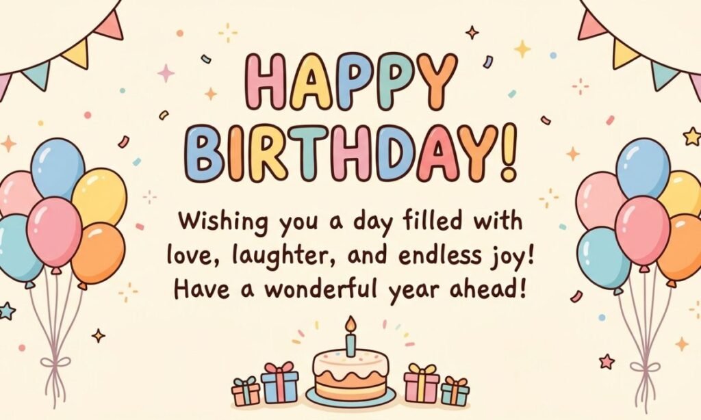 Happy Birthday Wishes for WhatsApp Status