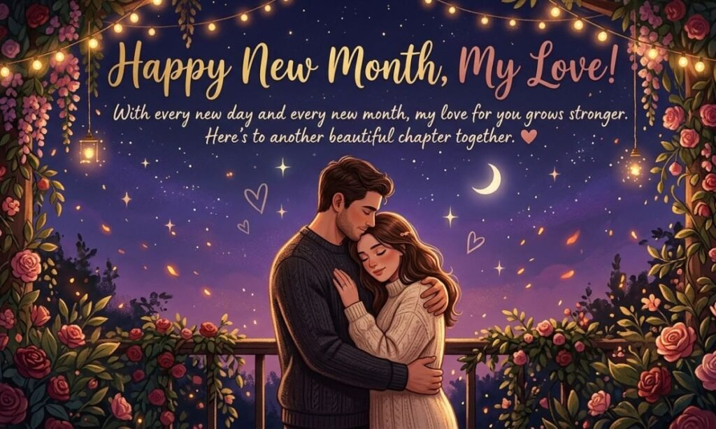 Heart-Touching Happy New Month Messages to My Love