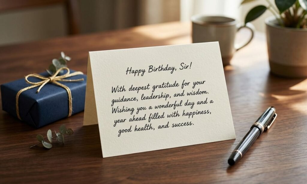 Happy Birthday Wishes for Sir as a Friend