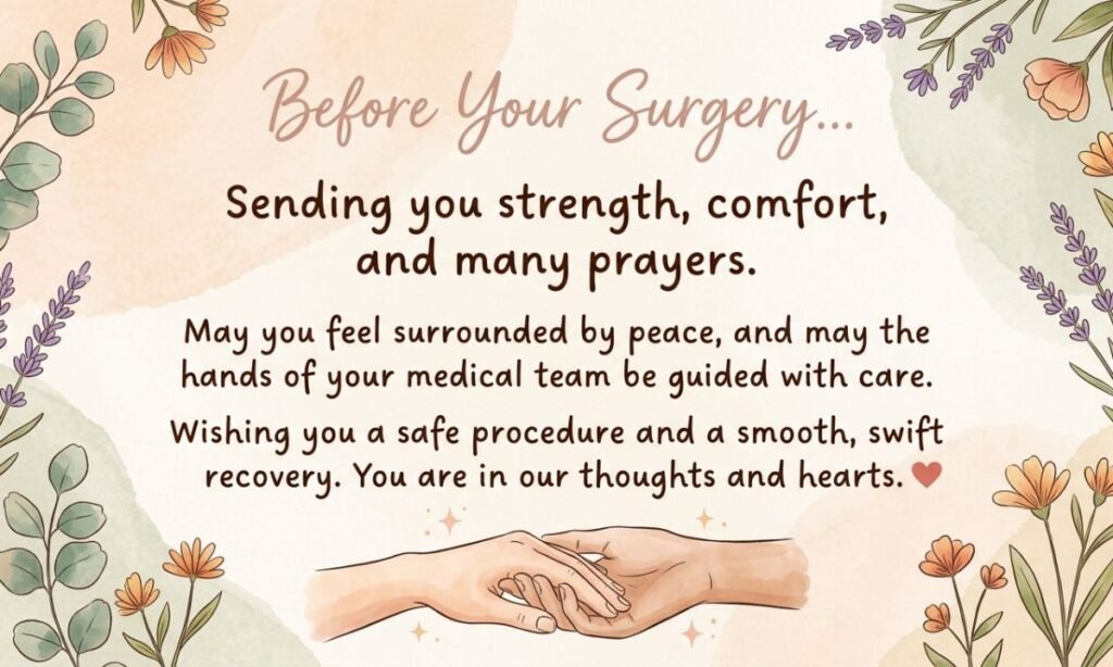 Text Messages for Someone Having Surgery