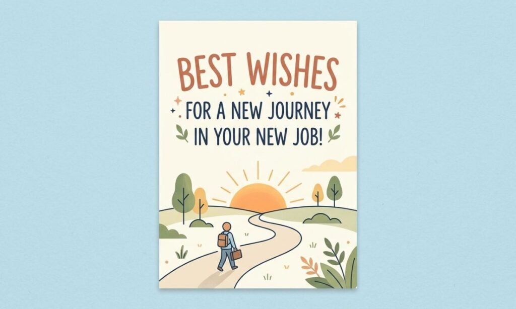 Best Wishes for a New Journey in a Job