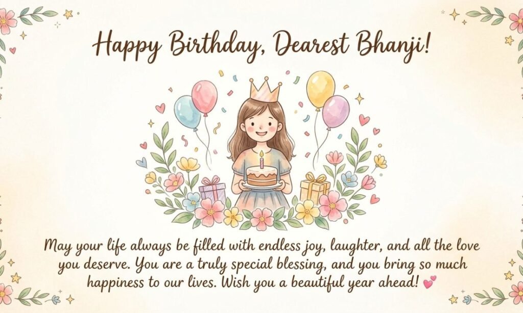 Heart-Touching Birthday Wishes for Bhanji