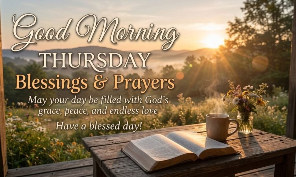 Motivational Good Morning Thursday Blessings