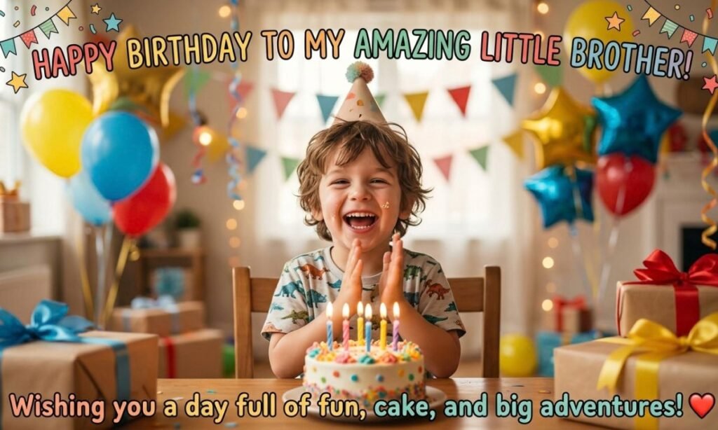 Small Brother Birthday Wishes