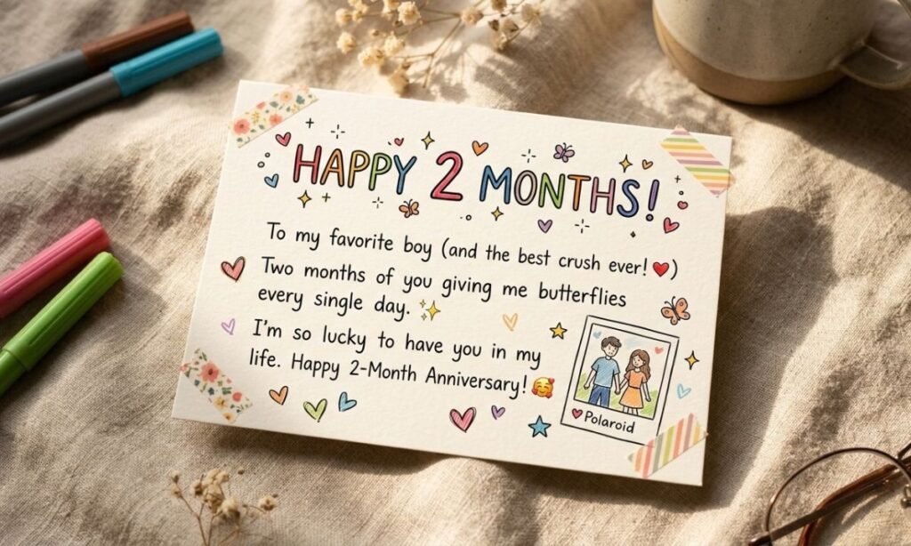 2-Month Anniversary Wishes for Your Husband
