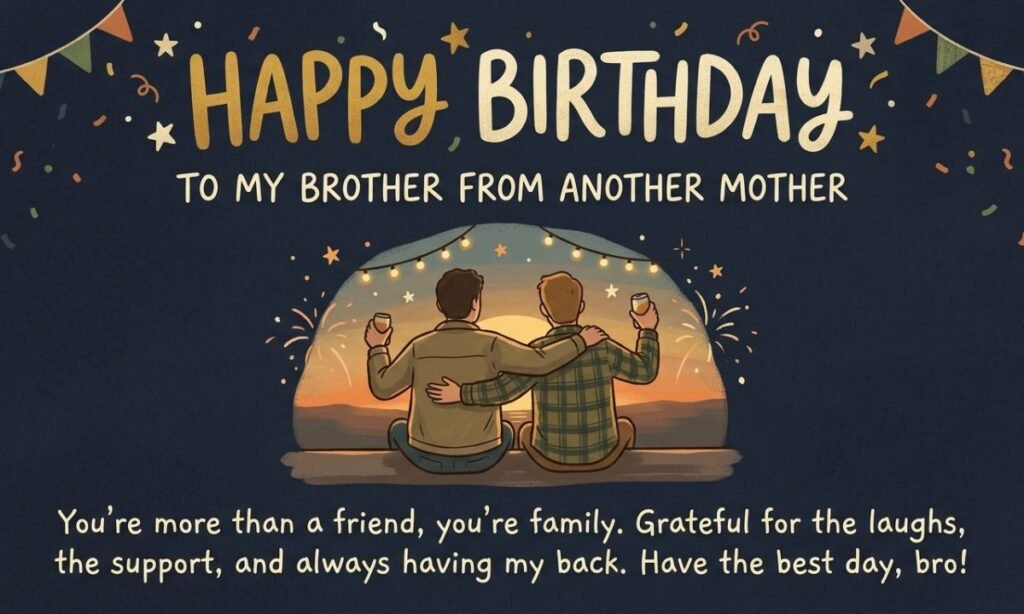 Birthday Wishes for Best Friend Who Is Like a Brother