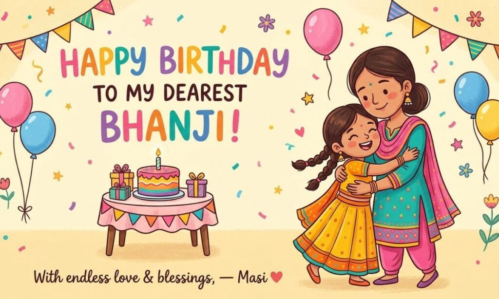 Birthday Wishes for Little Bhanji (Kids & First Birthday)