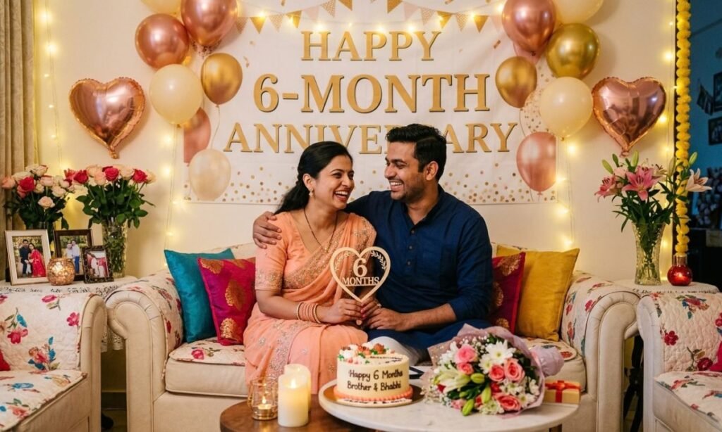 6-Month Anniversary Wishes for Sister and Jiju