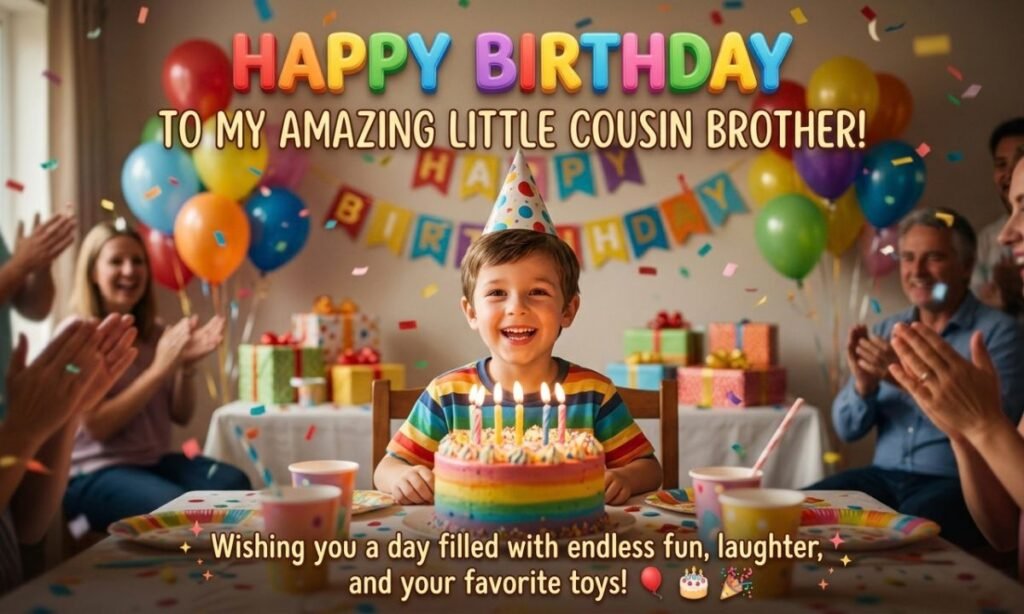 Small Cousin Brother Birthday Wishes