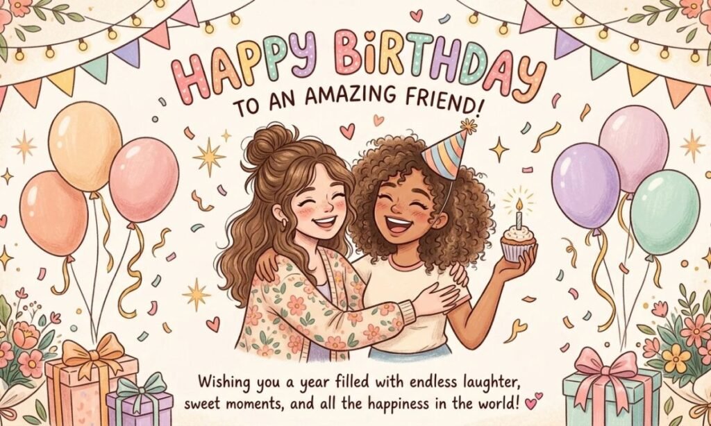 Funny Birthday Wishes for a Female Friend