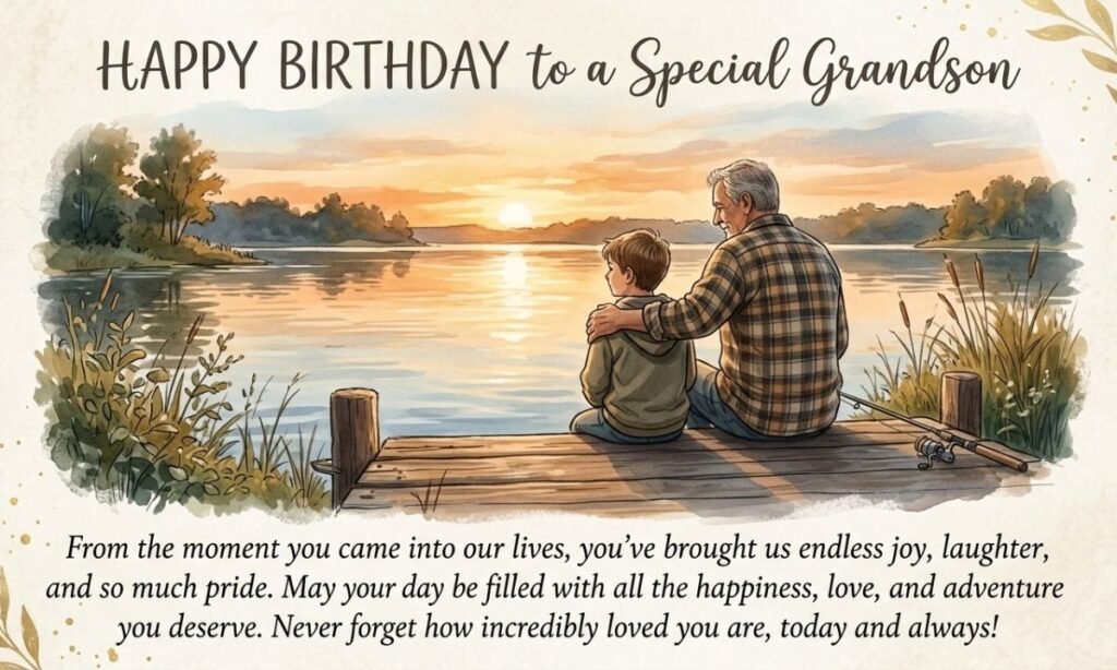 Touching Birthday Wishes for a Special Grandson