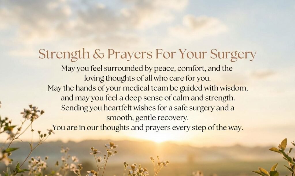 Emotional and Uplifting Prayers Before a Surgical Procedure