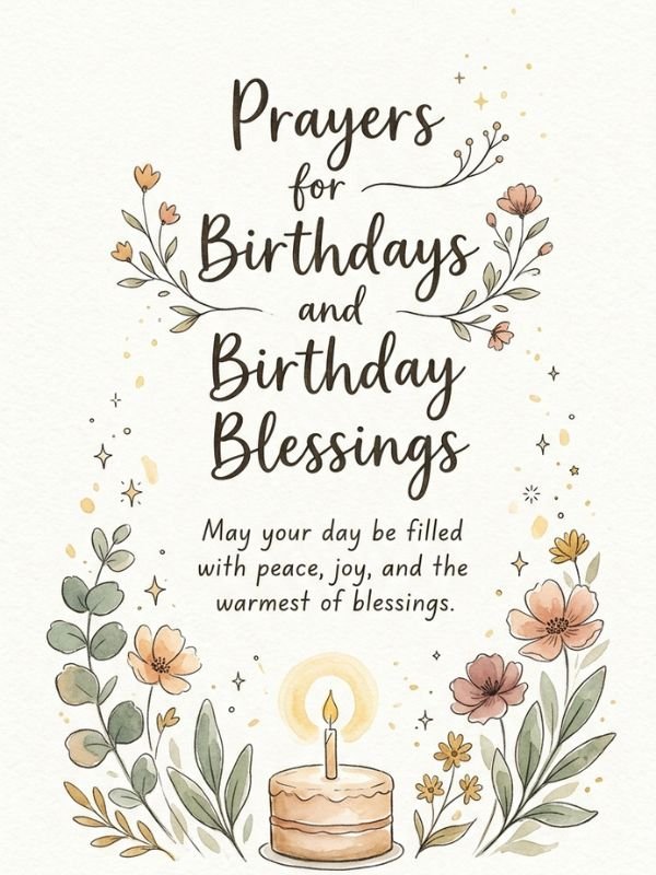 Prayers for Birthdays and Birthday Blessings