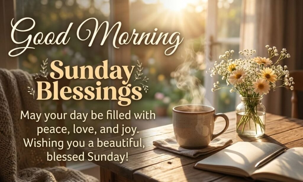 Good Morning Sunday Blessings Quotes Bible Verse