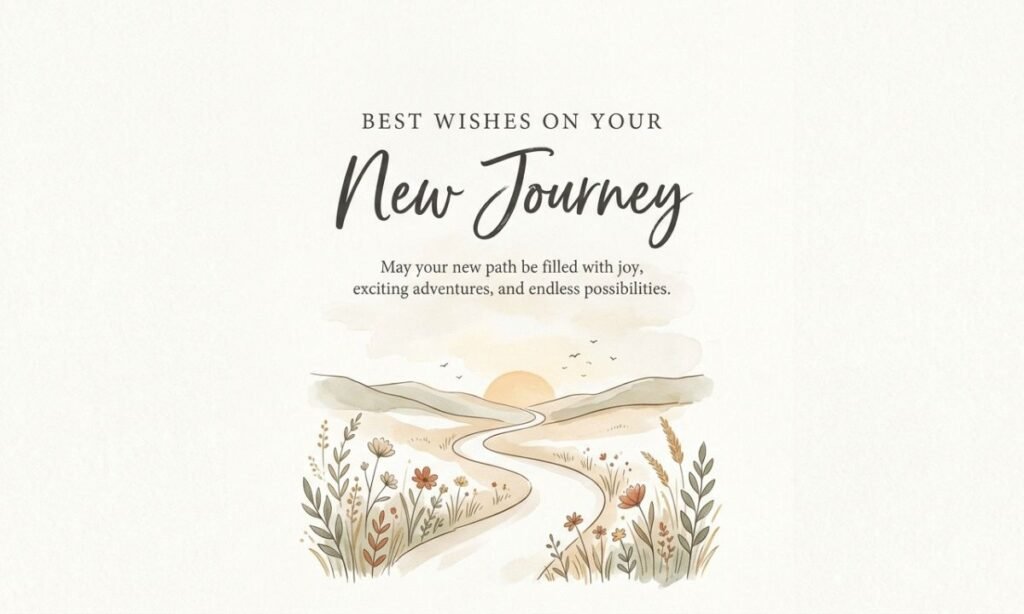 Best Wishes on Your New Journey Quotes
