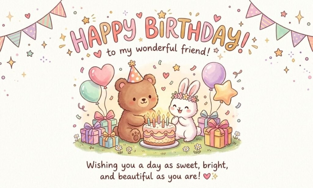 Birthday Wishes for a Friend 