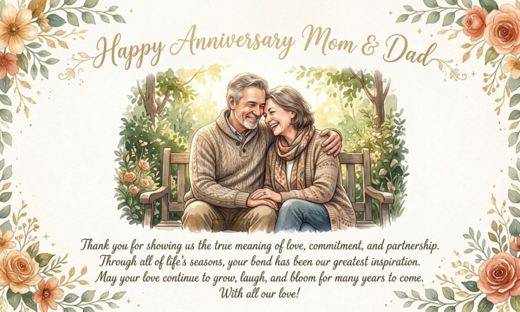 Romantic Anniversary Wishes for Mummy Papa